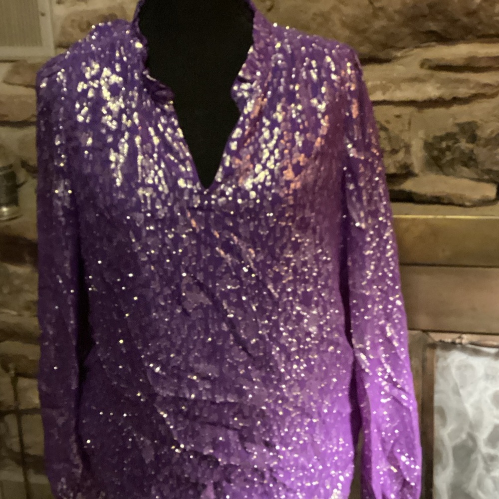 Lilly Pulitzer Sparkling Purple Tunic
